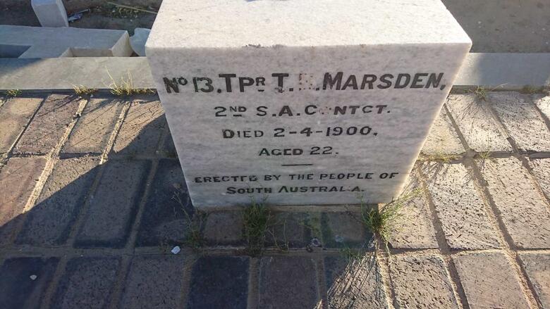 MARSDEN T.B. -1900