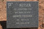 KEYSER Andries Frederik 1922-1996