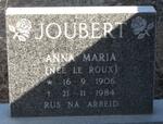 JOUBERT Anna Maria nee LE ROUX 1906-1984