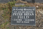 FIELD Peter Bryan 1950-2010