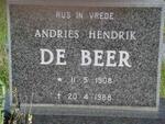 BEER Andries Hendrik, de 1908-1988