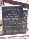 OBERHOLZER Maria 1904-1986