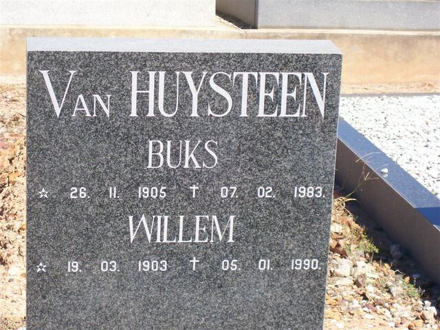 HUYSTEEN Buks, van 1905-1983 :: VAN HYSTEEN Willem 1903-1990
