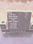 SAFERS Isaac 1941-2004