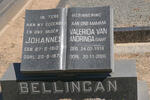 BELLINGAN Johannes 1913-1978 & Valerida van Andringa SWART 1918-2006