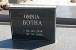 BOTHA Omnia 1938-2002