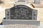 PLESSIS Anna Maria M., du nee JONKER 1888-1963