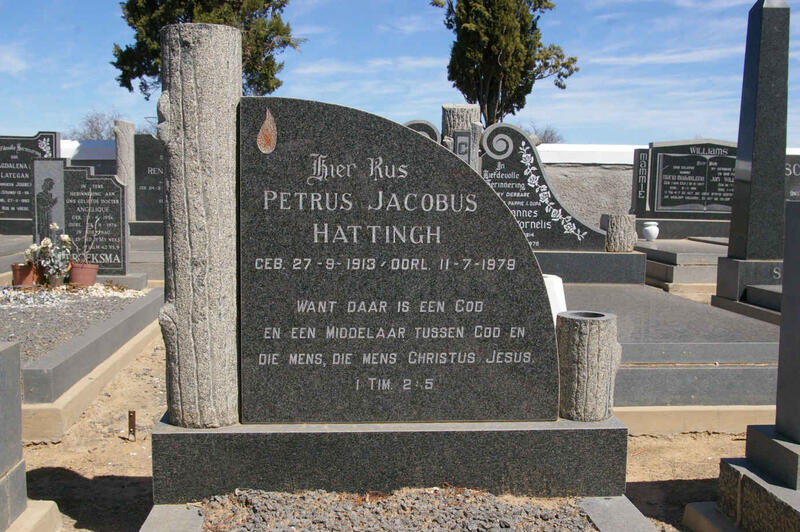 HATTINGH Petrus Jacobus 1913-1979
