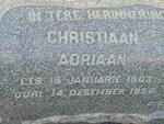 VENTER Christiaan Adriaan 1903-1955