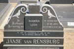 RENSBURG Norman Leon, Janse van 1966-1983 :: JANSE VAN RENSBURG Francois 1970-1997
