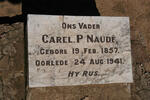 NAUDE Carel P. 1857-1941