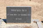 RICH Winifred 1894-1976