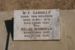 SAMUELS W.F. nee VAN HEERDEN 1879-1926 :: SAMUELS Nelly 1903-1928