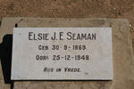 SEAMAN Elsie J.E. 1869-1948