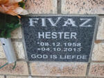 FIVAZ Hester 1958-2013