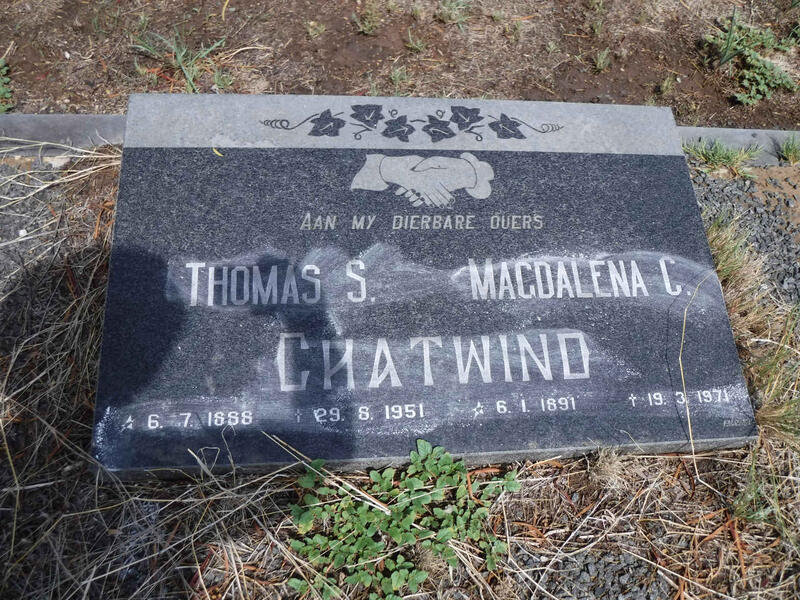 CHATWIND Thomas S. 1888-1951 & Magdalena C. 1891-1971
