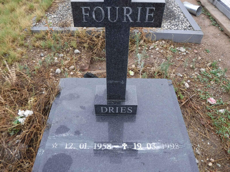 FOURIE Dries 1958-1998