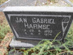 HARMSE Jan Gabriel 1893-1979