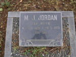 JORDAN M.J. nee MEYER 1895-1979