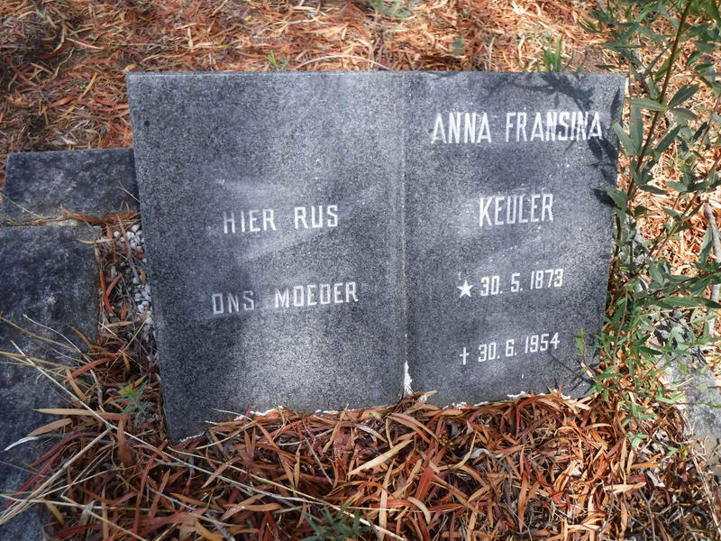 KEULER Anna Fransina 1873-1954