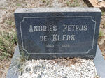 KLERK Andries Petrus, de 1860-1923