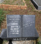 MARITZ Louisa Aletta nee VORSTER 1912-1983