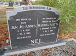 NEL Jan Johannes 1932-1995 & Martha Aletta HENNING 1923-1989