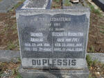 PLESSIS Jacobus Andreas, du 1881-1962 & Elizabeth Magdalena VAN ZYL 1891-1950