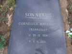 SONNEKUS Cornelius Johannes 1924-2001