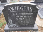 SWIEGERS Maria C.E. 1889-1978
