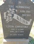 KUHN Lucia Christina 1881-1964