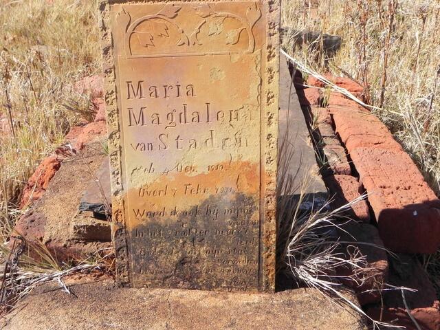 STADEN Maria Magdalena, van 1910-1911