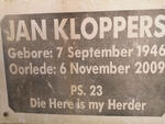 KLOPPERS Jan 1946-2009