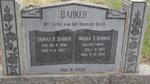BARKER Thomas R. 1858-1925 & Maria S. HATTINGH 1861-1902