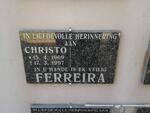 FERREIRA Christo 1969-1997