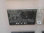 BYE David 1951-2010