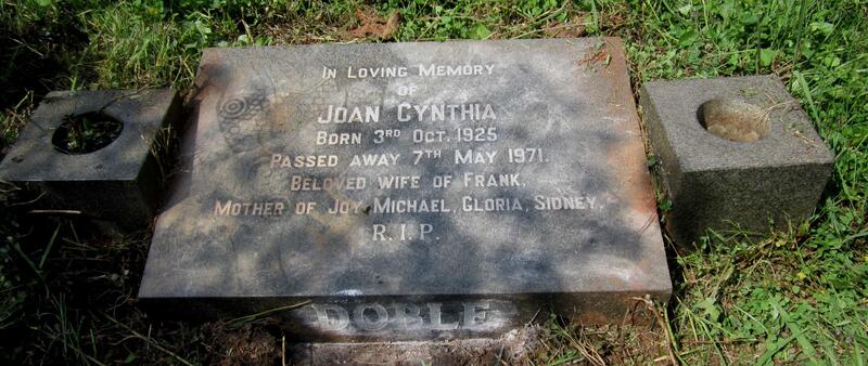 DOBLE Joan Cynthia 1925-1971