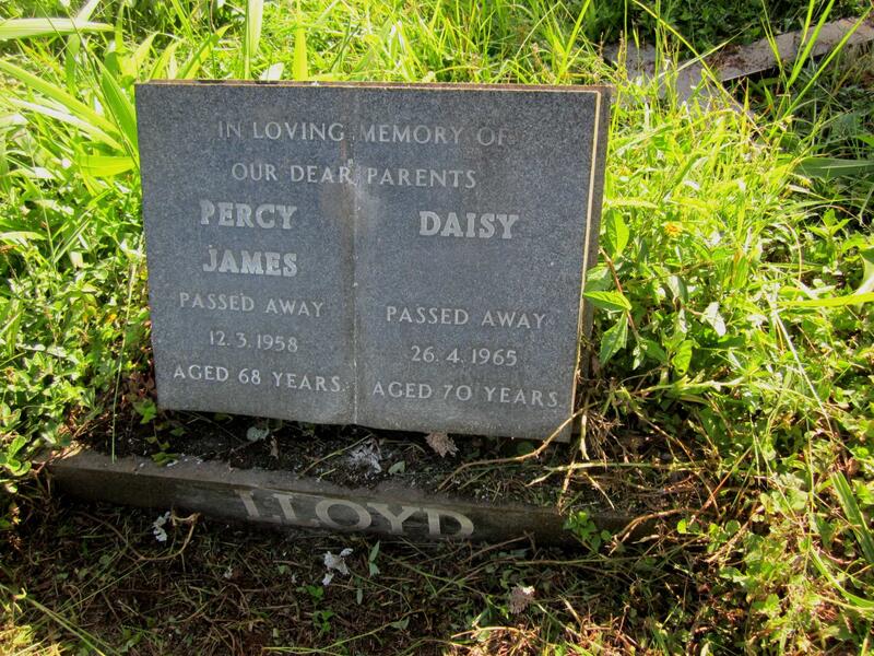 LLOYD Percy James -1958 & Daisy -1965