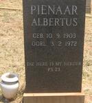 PIENAAR Albertus 1903-1972