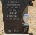 DREYER Hendrik Frederik 1887-1973
