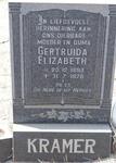 KRAMER Gertruida Elizabeth 1893-1978