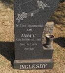 INGLESBY Anna C. nee BOTHA 1916-1978