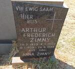 ZIMNY Arthur Frederich 1923-1967 & Anna 1929-1988