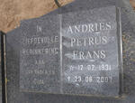 BARKHUIZEN Andries Petrus Frans 1931-2007 & Susanna Helena Maria 1936-2006