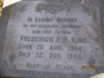 KING Frederick F.R. 1904-1945