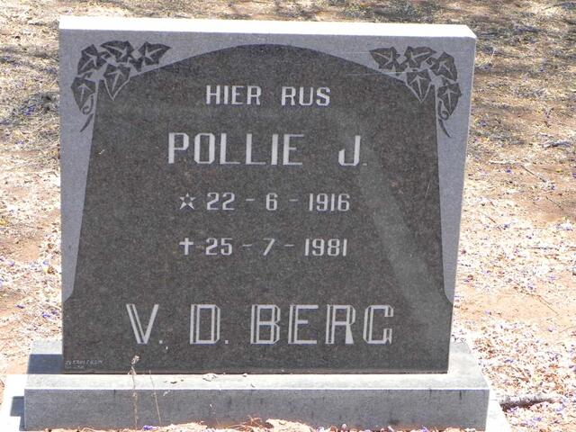 BERG Pollie J., v.d. 1916-1981