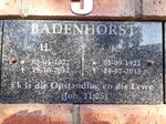 BADENHORST H. 1922-2012 & K. 1922-2015