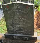 CHETTY Muniamma -1952 & Anniappa -1967 :: CHETTY Ramadu -1972 & Angamma -1999