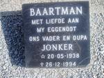 BAARTMAN Jonker 1938-1994
