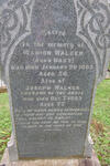WALKER Joseph -1893 & Marion HART -1882
